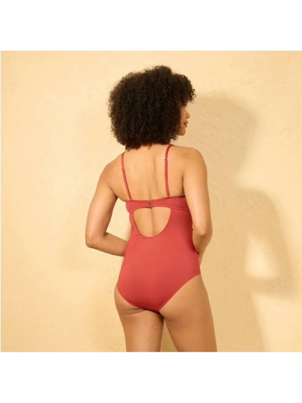 Shade & Shore, Women's Shirred Underwire Full Coverage One Piece Swimsuit